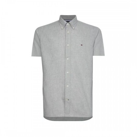 tommy shirt big size - رمادي فاتح